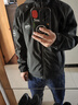 JEEP SPIRIT吉普夹克男外套秋冬季韩版男士上衣宽松连帽男装 黑色 L 实拍图