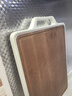 双枪乌檀木+304不锈钢菜板抗菌双面砧板切菜板防霉案板41*27.5*1.8cm 实拍图