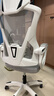 锦汐 电脑椅家用办公椅子靠背人体工学椅学习转椅老板座椅游戏电竞椅 【可后躺】白框灰网 实拍图
