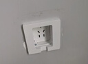 公牛（BULL）开关插座 嵌入式插座可调节空调冰箱隐藏插座GTBZ223白色五孔10A 实拍图