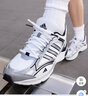 adidas「寻光者」SPIRITAIN 2.0厚底网面老爹鞋阿迪达斯轻运动 白色/金属银/黑色   39 实拍图