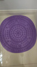 SMOOKY指压板脚底按摩脚垫穴位疏通脚心指压板仿鹅卵石圆形垫慢跑 优雅紫【圆形直径约55cm】 实拍图