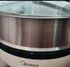 美的（Midea）电炒锅 电蒸锅 电煮锅 家用多功能电火锅 煎炒蒸煮炒菜锅 4L多用途锅一体宿舍锅 HCG2816 配蒸笼 实拍图