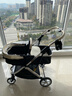可美嘉婴儿推车可坐可躺轻便折叠新生儿双向婴儿车高景观宝宝手推车 墨韵白Pro Max+(全罩+轻便护脊) 实拍图