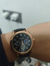 【网红爆款】商务腕表石英运动表休闲皮带男女手表 黑色 实拍图