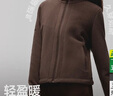 蕉下（beneunder）外套女万粒绒修身初暖秋季新款保暖防风秋岩棕L 实拍图
