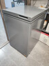美的（Midea）专利减霜KMF囤货冰柜 冷藏冷冻冷柜转换节能大冰柜卧式家用商用冰柜小冰政府补贴冰箱 【减霜80%】143L*适合三口之家 143L 实拍图