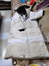 鸭鸭（YAYA）【王一博冰壳2.0】中长款羽绒服女情侣男女同款连帽加厚极寒外套 实拍图