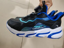 安踏儿童运动鞋男女童跑步鞋秋冬季网革旋钮扣犟弹科技学生赤焰跑鞋 【男密网】黑/蓝/水绿5523J-2 37 脚长约23.5cm 实拍图