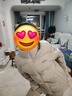鸭鸭（YAYA）梓渝同款羽绒服女短款立领情侣同款男秋冬装新款面包服小个子外套 浅灰色(男女同款) M 【建议110-130斤】 实拍图