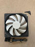 先马（SAMA）游戏风暴12CM无光 机箱散热风扇 黑框白叶/小3Pin+大D(4Pin)双接口/9扇叶/5V低电压启动/高效散热 实拍图