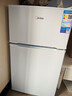美的（Midea）88升迷你双开门小冰箱租房宿舍办公室小型家用双温可冷冻冷藏节能BCD-88CM 实拍图