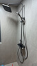 九牧（JOMOO） 花洒淋浴套装钢琴键大置物喷枪自动除垢顶喷淋浴器琴雨系列 增压数显36621【枪灰】 实拍图
