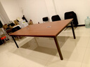 YOE.FTY会议桌长方形大型会议长桌培训桌长条办公桌工作台小型会议室桌椅 2.4米会议桌+8把椅子 实拍图