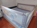 冠力朗床围栏床护栏婴儿童防摔防掉宝宝床上边安全挡板垂直升降加高通用 【豪华U型】免打孔（高96cm） 组合三面装(1.8米+2.0米+2.0米) 实拍图