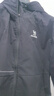 骆驼（CAMEL）薄绒风衣男户外防泼水防风夹克外套 J13CZ0L7070A 幻影黑 XL 实拍图