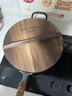 八奈司 日本进口铁锅窒化极铁锅无涂层平底日本炒菜锅少烟不易粘不易锈 32cm 实拍图