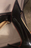 达芙妮红底黑色高跟鞋女2025新款纯欲不累脚尖头细跟气质高跟鞋女单鞋 实拍图