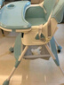 三条小鱼宝宝餐椅多功能可折叠便携儿童餐桌椅婴幼儿小孩可调节吃饭桌座椅 牛油果绿【折叠+万向轮+调节】 实拍图