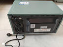 美的（Midea）小滋味微波炉家用小型 复古旋钮薄荷曼波风 一级能效平板变频轻音预制菜加热M1G1 实拍图