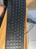 B.O.W航世HW156S-A键盘 有线键盘 办公键盘 超薄便携静音 96键 台式笔记本键盘  巧克力按键 黑色 实拍图