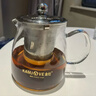 金灶（KAMJOVE）泡茶壶飘逸杯 耐热玻璃茶具功夫办公室花茶壶 茶水分离杯茶壶家用 A-02 500ml 实拍图