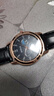 【网红爆款】商务腕表石英运动表休闲皮带男女手表 黑色 实拍图