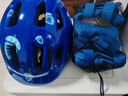 京东京造 儿童头盔护具套装 轮滑溜冰滑板平衡车自行车护具7件套 榛果蓝 S 实拍图