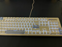 京东京造J104有线机械键盘gasket结构18键热插拔客制化背光S茶轴透光键帽 双侧RGB 游戏办公 海盐芝士 实拍图