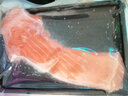 慧鲜森 新疆三文鱼 新鲜中段整块 非挪威即食刺身中段现切生鱼片海鲜 新货，中段净 250g /2盒装 顺丰【去皮去刺】赠芥末酱油 实拍图