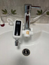 奥克斯（AUX）电热水龙头热水器免安装即热速热接驳款厨卫两用加热水龙头 【免安装】雪山白+漏保+送万向喷头 实拍图