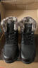 全洲狼 雪地靴男冬季新款东北棉鞋男大码抗寒防水加绒保暖轻便防滑靴子 黑色棉鞋-升级版 加绒 42 (260mm) 实拍图