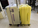不莱玫行李箱女拉杆箱登机旅行箱男密码大容量侧开三代20英寸 芝士黄色 实拍图