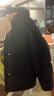 雪中飞抽绳连帽羽绒服女装冬季通勤居家百搭款鸭绒保暖松紧羽绒外套衣服 黑色 L (165) 实拍图