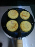 【大牌同款】章丘四孔铸铁煎蛋锅无涂层不易粘多功能早餐煎蛋锅 黑色17cm 铸铁四孔煎锅 实拍图