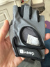 Keep 健身手套男女立体掌垫版 哑铃器械护腕力量训练耐磨防滑 碳灰S 实拍图