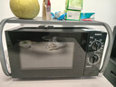 格兰仕（Galanz）微波炉烤箱一体机 平板式不锈钢内胆23升大容量家用光波炉机械旋钮操作简单G80F23SP-M8(S0) 实拍图
