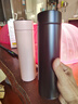 炊大皇保温杯 316L医用级不锈钢茶水分离商务便携保温杯 粉色 490ml 实拍图