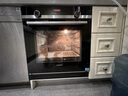 西门子（SIEMENS）【德国进口】黑魔方Pro烤箱 71L嵌入式电烤箱自清洁 家用微蒸烤一体机系列国家补贴HB534ABR0W 实拍图