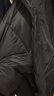 网易严选25新品90鸭绒超蓬羽绒服休闲面包服石墨烯保暖轻量抗菌防泼水 A款25秋冬连帽-静谧黑 2XL 实拍图