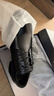 京东京造【头层牛皮】皮鞋男面试正装鞋光面系带真皮婚鞋黑色41 实拍图
