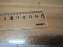 得力（deli）【凑单必备】15cm直尺 高透耐磨 大数字识别清晰易拾取考研高考中考刻度清晰尺子 尺子 实拍图