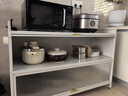 佳帮手厨房用具置物架落地微波炉收纳多层防尘储物柜多功能橱柜长120cm 实拍图