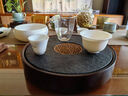 尚言坊天然乌金石茶盘家用圆形功夫茶具托盘储蓄水式小型茶台茶海 实拍图