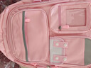 靓宝宝库洛米三到六女孩小学生减负护脊大容量一年级二女童轻便儿童书包 大号粉色(适合3-6年级) 实拍图