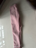 贝瑞加（Babyprints）女童打底裤秋冬宝宝加绒棉裤女孩加厚长裤保暖羊羔毛裤子 粉120 实拍图