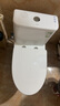 九牧（JOMOO）马桶 家用虹吸式马桶大冲力节水坐便器 防臭瞬冲 易洁抗菌马桶 行业爆款-双旋暴风冲11370-305坑 实拍图