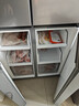 华凌美的冰箱出品406L十字门冰箱61cm超薄净味节能电冰箱风冷无霜HR-426WSP国家补贴 实拍图
