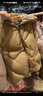 jnby by JNBY江南布衣童装冬羽绒服加厚保暖面包服连帽男女童儿童1N0C13270 287黄卡其 150 cm 实拍图