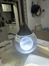 小奢卧室床头吊线灯个性水晶灯轻奢简约客厅背景墙小吊灯广东中山灯具 【升降款】珍珠黑（月球）三色光 实拍图